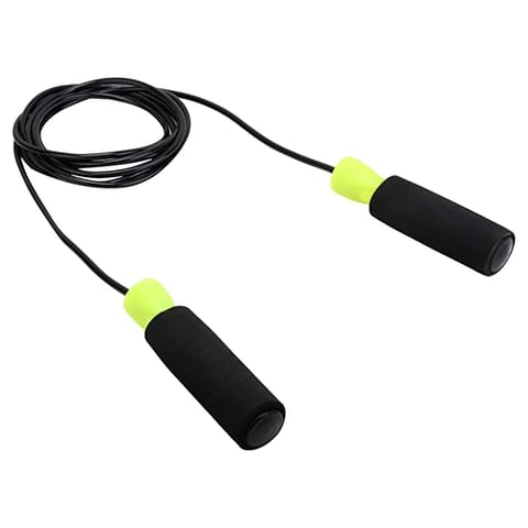 Cougar Jump Rope - Jump Rope for Gym and Home | Skipping Rope for Men, Women, Kids, Children, Weight Loss, Adults | Best Exercise Workout Fitness Accessory Orion in Black Colour