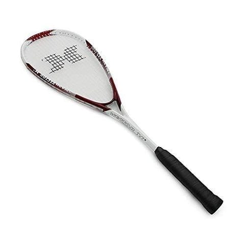Vector X VXS-1040 Full Cover Composite Squash Racquet, Black