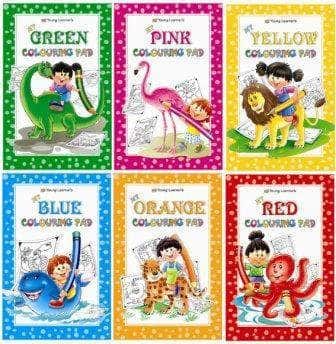 Colouring Pad Series (6 Titles)