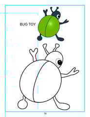 Creative Colouring Book - Toys