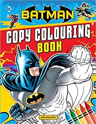 Batman Copy Colouring Book