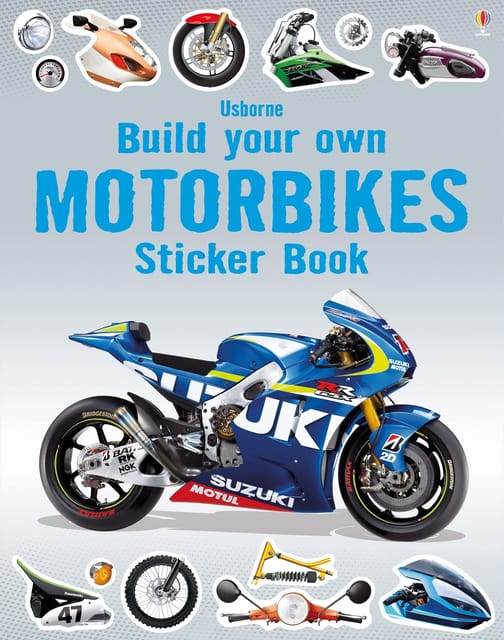 Build Your Own Motorbikes Sticker Book (Build Your Own Sticker Book)