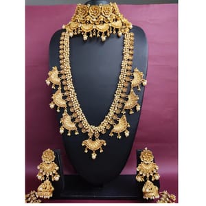 Designer Rajwadi Bridal Jewellery Heavy Set