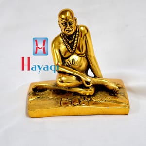 Swami Samarth Idol/Statue Gold Polish