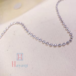 Silver Tone Kamarpatta Delicate Chain Designed
