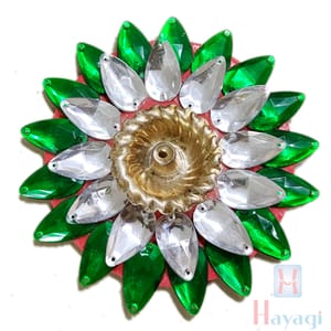 Niranjan Diva With Flower Design
