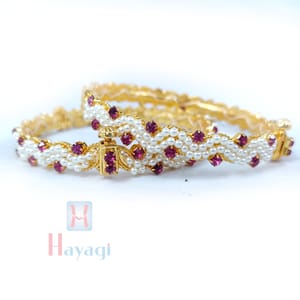 Maharashtrian Moti Bangles/Pearl Bangles