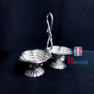 Silver Haldi-Kumkum Container Online