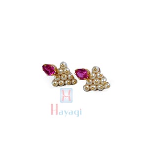 Pearl Tops/Earrings Grapes Designed