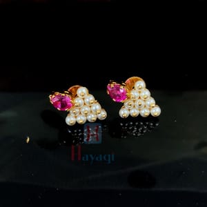 Pearl Tops/Earrings Grapes Designed