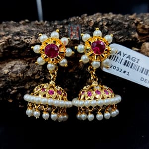Pearls Jhumki/Trendy Pearl Earrings Jewellery