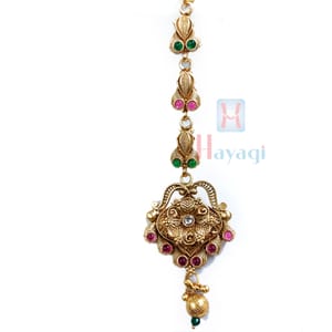 Traditional Maang Tikka Copper Based