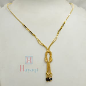 Short Mangalsutra- Golden Chain Pendant