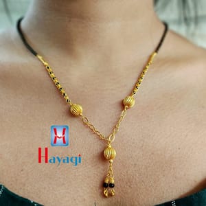 Fancy Mangalsutra Short Golden Online