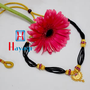 Chandrakor Pendant Mangalsutra Black Beads Buy Online