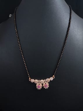 Rosegold Vati Designer Pendant Mangalsutra