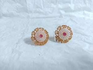 Traditional Pearl Tops/Earrings Broad Designer