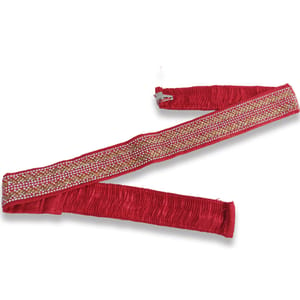 Red Fabric/Cloth Waistbelt/Kamarband