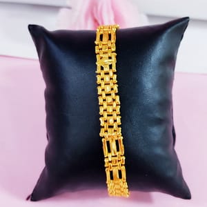 Men's Bracelet- Golden Designer Chain Bracelet For Men