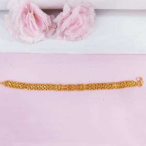 Golden Bracelet For Men Flexible Designer