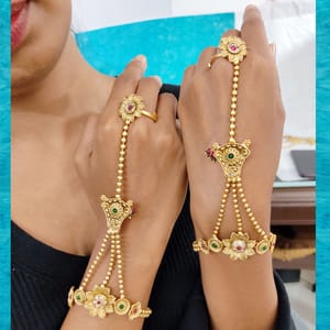 Rajwadi Haath Phool/Haath Panja- Wedding Jewellery