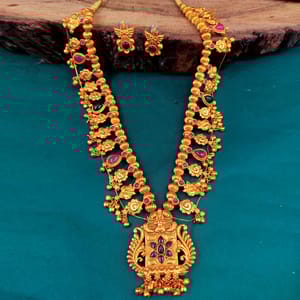 Traditional Geru Saaj In Copper