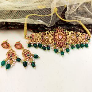 Traditional Kemp Choker Bridal Short Necklace