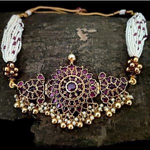 Bridal Wedding Wear Kemp Stones Choker