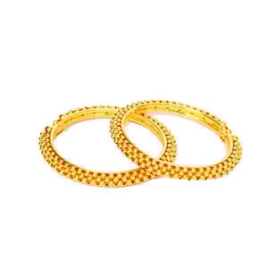 Thushi Bangles in Gold Finish, Maharashtrian Bangles