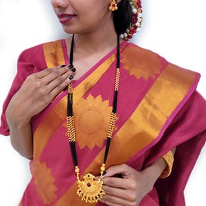 Geru Polish Mangalsutra Long