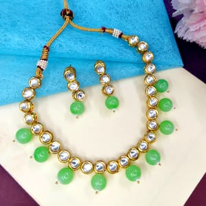 Meenakari Kundan Necklace Party Wear