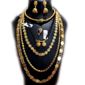 Gauri/Mahalaxmi Jewellery Combo Set Online