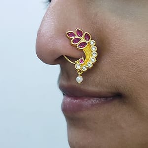 Nath- Golden Delicate Designer Nath