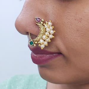 Kalakari Nath- Karwari Nath Antique Finish Non Piercing