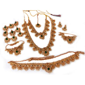 South Indian Bridal Guttapusalu Jewellery Set
