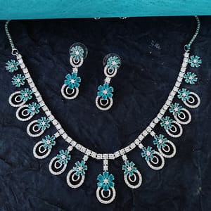 AD Necklace Set Party Wear Deslicate Designer