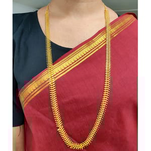 Bakuli Haar Golden Flower Short Necklace
