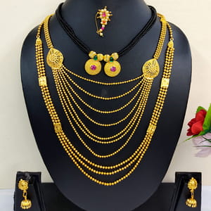 Gauri Accessories In Golden Tone