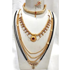 Laxmi Gauri Ganesh Accessories Combo Set Online
