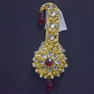 Dulha Kalangi Design in Maroon Colour With White Stones