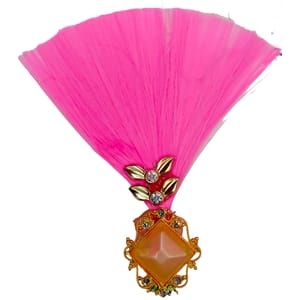 Pink Feather Kalangi- Groom Accessory