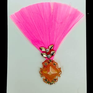 Pink Feather Kalangi- Groom Accessory