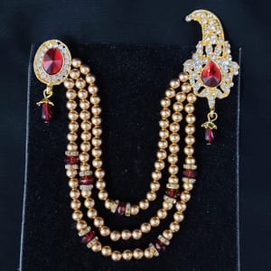 Traditional Safa Kalangi Brooch For Groom