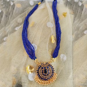 1 Gram Pendant Crystal Mala