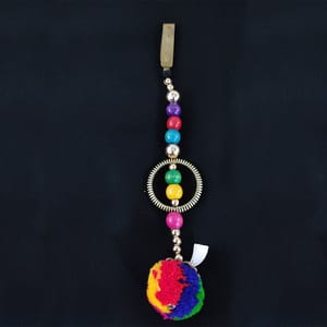 Key Challa Multicolour Round Design Challa