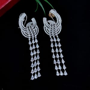 Dangler AD-CZ Stone Studded Designer Earrings