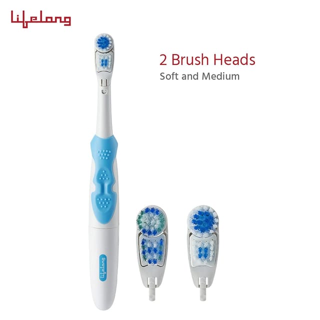 Lifelong LLDC45 Ultra Sonic Care Battery Powered Toothbrush for Adults